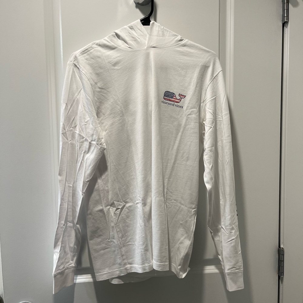 Vineyard Vines Classic White Hoodie Americana